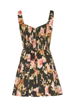 Basil Dress -Caracara Nyc Shop BasilDress AlthaFloraOlive Back