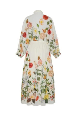 Louisa Dress -Caracara Nyc Shop LouisaDress NectarEgret Back