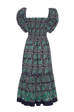 Moulin Dress -Caracara Nyc Shop MoulinDress LeStampeEveningBlue